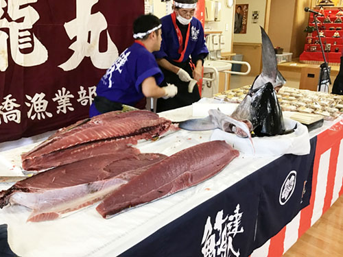 マグロ解体ショー